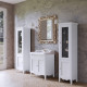 Комплект мебели для ванной Tiffany World Veronica Nuovo 73 см напольный белый VER2073-B/AR834bi