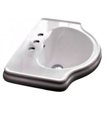 Раковина Kerasan Retro 62х45.5 см 3 отверстия белая 103001