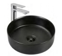 Раковина Splendy Bliss 400x400x125 мм без отверстия цвет черный матовый BL10540T0NBM