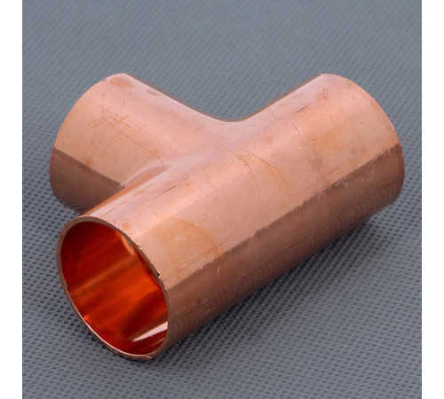 Тройник медный Viega под пайку 35 мм 104184