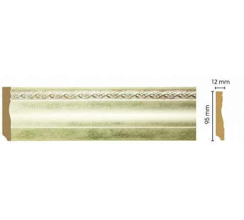 Плинтус напольный DECOMASTER 153-937 ДМ 95х12х2400 мм MAS35296