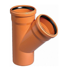 Тройник канализационный Ostendorf KG KGEA 45° 160/160 мм 222300