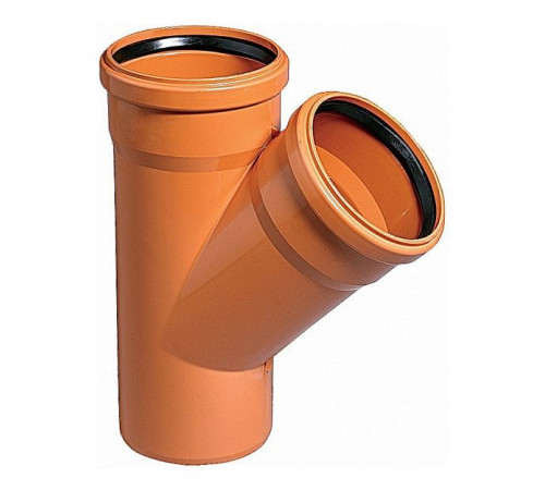 Тройник канализационный Ostendorf KG KGEA 45° 160/160 мм 222300