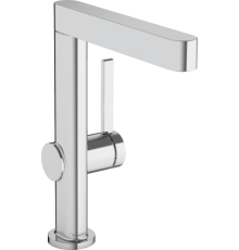 Смеситель для раковины hansgrohe Finoris 221 мм Push-Open Г-излив 76060000