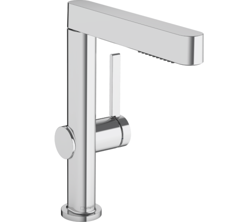 Смеситель для раковины hansgrohe Finoris 229 мм Push-Open выдвижной Г-излив 2 режима 76063000
