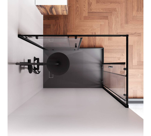 Душевое ограждение AM.PM Sunny 120x80 см без поддона W87G-403-12080-BT