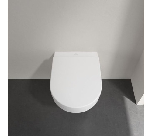 Комплект унитаз подвесной Villeroy & Boch Architectura с сиденьем SoftClose альпийский белый 4694HR01