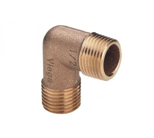 Угольник 90° Viega Sanpress 3/4 НН бронза 317980