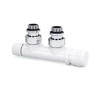 Узел нижнего подключения SR Rubinetterie Tondera угловой правый 1/2x3/4 Белый 0681-1500VCEA