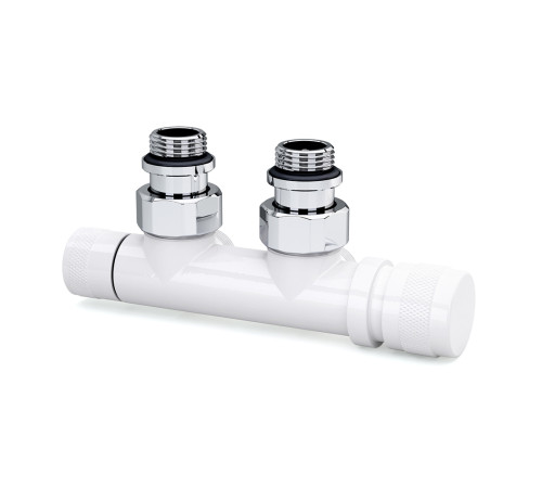 Узел нижнего подключения SR Rubinetterie Tondera угловой правый 1/2x3/4 Белый 0681-1500VCEA