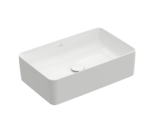 Раковина накладная Villeroy & Boch Collaro 560х360х145 мм альпийский белый 4A205601
