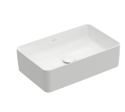 Раковина накладная Villeroy & Boch Collaro 560х360х145 мм альпийский белый 4A205601