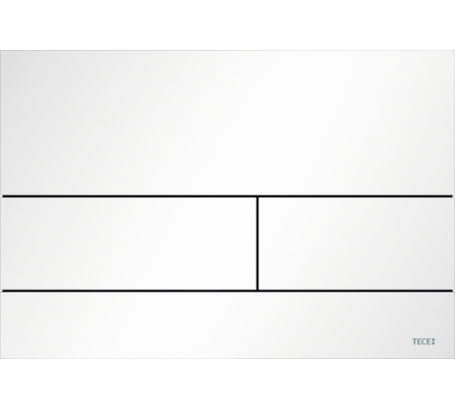 Панель смыва для унитаза TECE TECEsquare II металлическая белая матовая 9240834