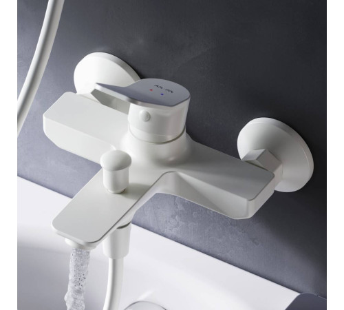 Смеситель для ванны и душа AM.PM X-Joy матовая сталь F85A10033