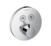 Термостат hansgrohe ShowerSelect S для 2 потребителей внешняя часть 15743000