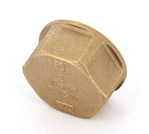 Заглушка резьбовая Viega 2 ВР бронза 268343