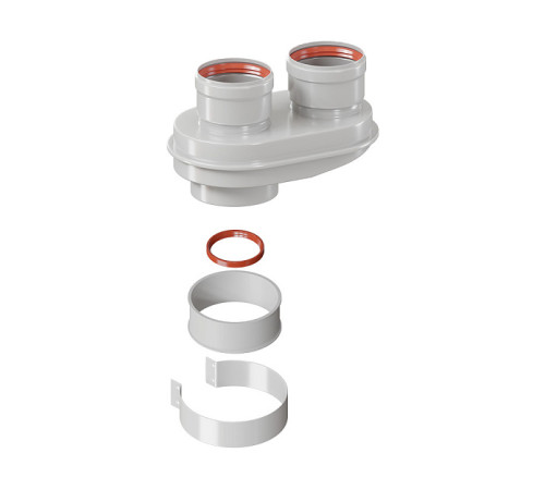 Адаптер моноблочный Krats 80/80 мм для перехода на двухтрубную систему VA80-80BT