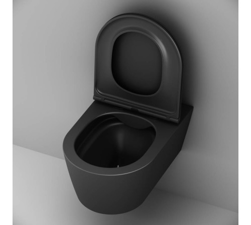 Унитаз подвесной AM.PM Func FlashClean с сиденьем микролифт матовый C8F1701MBSC