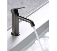 Смеситель для раковины FIMA Carlo Frattini Snap чёрный хром брашированный F3111CS