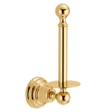 Держатель для туалетной бумаги Cezares Amore вертикальный золото CA23452