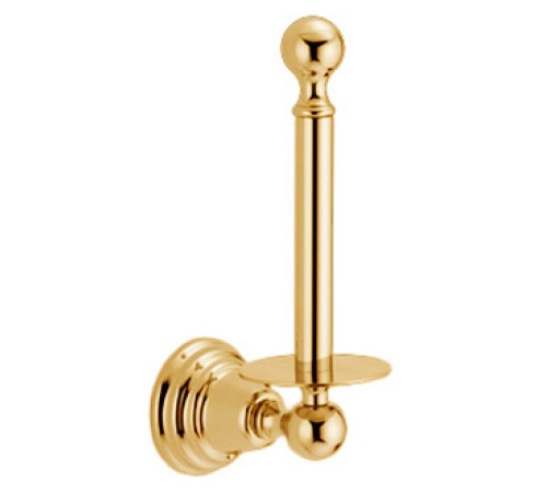 Держатель для туалетной бумаги Cezares Amore вертикальный золото CA23452