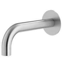 Излив для ванны настенный Plumberia Selection IXO 21 см хром брашированный SPT0058CS