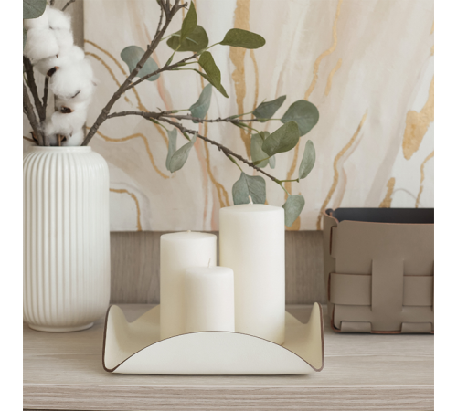 Корзинка ADJ Mini Bottega 12х12х13 см капучино/шоколад 1013.04/06