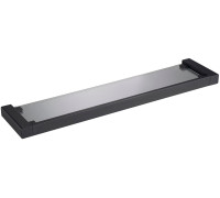 Полка для ванной стеклянная Timo Selene 500 мм черный 14072/03