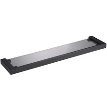 Полка для ванной стеклянная Timo Selene 500 мм черный 14072/03