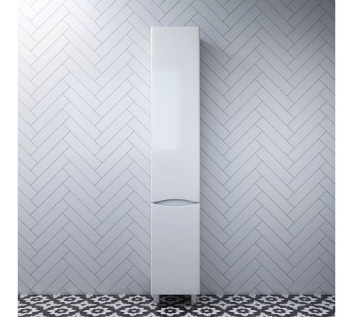 Шкаф-пенал напольный AM.PM Like 35 см правый белый глянец M80CSR0356WG