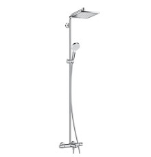 Душевая система для ванны с термостатом hansgrohe Crometta E 240 1jet 27298000