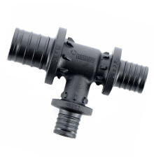 Тройник REHAU RAUTITAN PX с уменьшенным боковым и торцевым проходами 25-20-16 11080841001