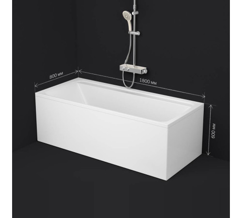 Ванна акриловая AM.PM Inspire V2.0 180х80 см W52A-180-080W-A