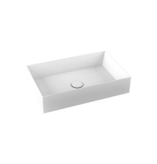 Раковина накладная Azzurra Elegance Squared 60x38x12.5 см без отв. ELLA060380Q0BI
