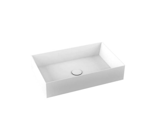 Раковина накладная Azzurra Elegance Squared 60x38x12.5 см без отв. ELLA060380Q0BI