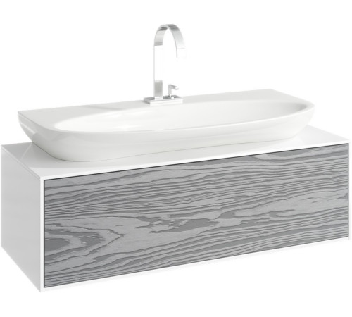 Тумба под умывальник AQUATON Genesis 1000х310х400 мм миллениум серый GEN0110MG