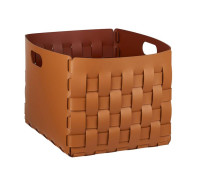 Корзина ADJ Bottega 35х40х30 см коньяк/бордо 1048.09/30