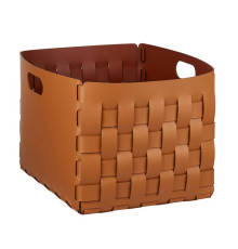 Корзина ADJ Bottega 35х40х30 см коньяк/бордо 1048.09/30