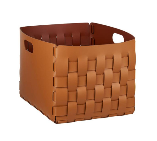 Корзина ADJ Bottega 35х40х30 см коньяк/бордо 1048.09/30