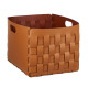 Корзина ADJ Bottega 35х40х30 см коньяк/бордо 1048.09/30