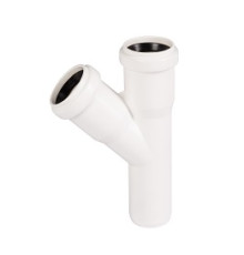 Тройник канализационный Ostendorf HTEAw 45° 40/40 мм 559610