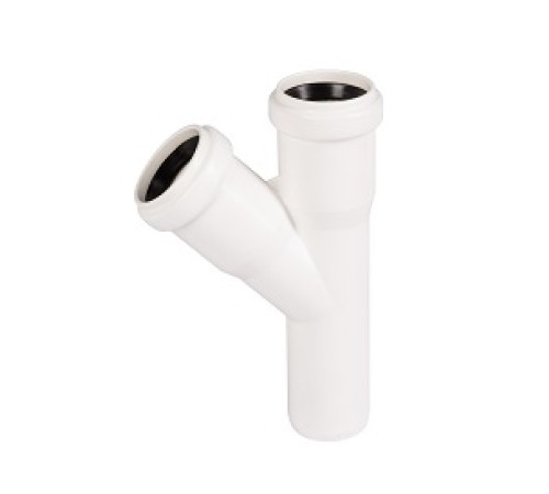 Тройник канализационный Ostendorf HTEAw 45° 40/40 мм 559610