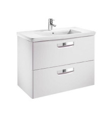 Тумба под умывальник подвесная Roca The Gap 2 ящика 777х602х412 мм Белый глянец ZRU9302877