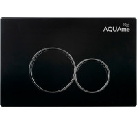 Панель смыва AQUAme пластик черный AQM4101B