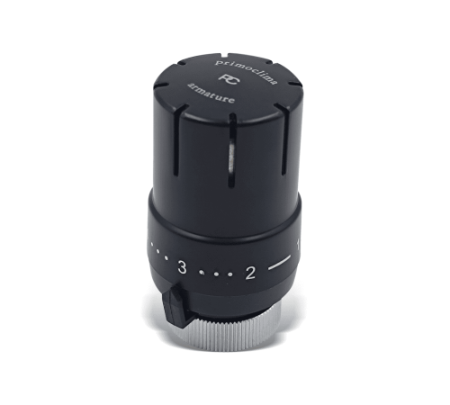 Термостатическая головка Primoclima Mini M30x1.5 черный матовый PCHEAD15B