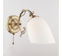 Бра классическое с плафоном 22010/1 античная бронза