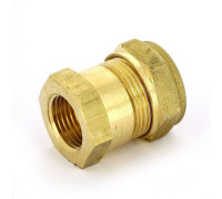 Муфта обжимная Tiemme 1100 22 мм х 1/2 ВР латунная 1000052