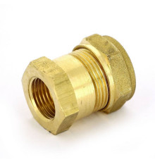 Муфта обжимная Tiemme 1100 22 мм х 1/2 ВР латунная 1000052