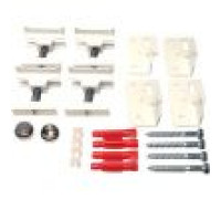 Монтажный набор Purmo Delta 4 точки крепления RAL 8016 mat/E AZ13DZ952233100R8016_mat/E