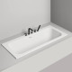 Ванна встраиваемая на ножках Salini Orlanda Axis 190.5х80х60 см UpDown S-Stone белый матовый 103321M
